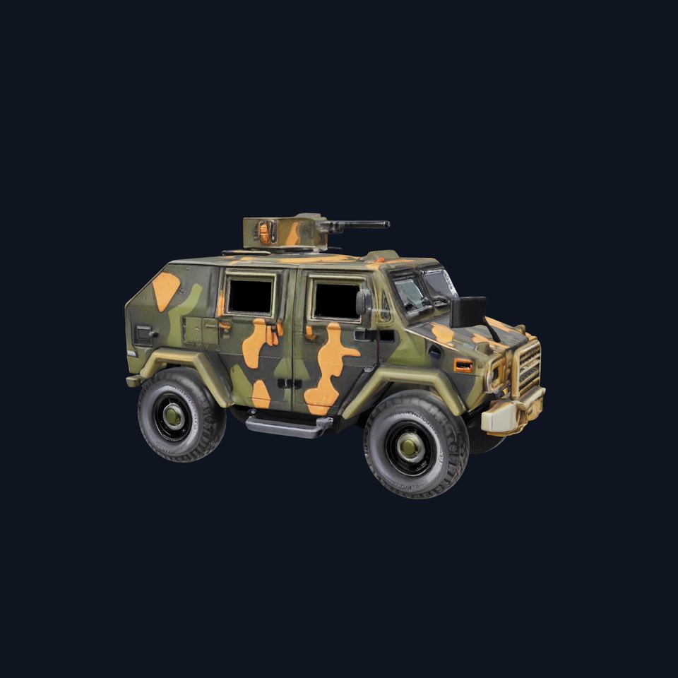 Camouflage Armored Vehicle model pack